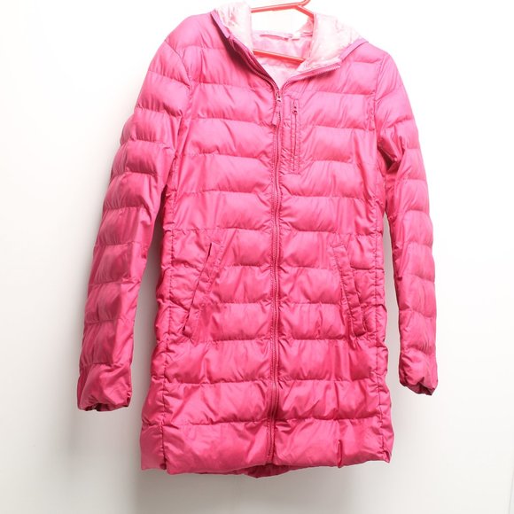 Pink Winter Hooded Jacket Girl's Size 11 Kid's - Picture 1 of 11